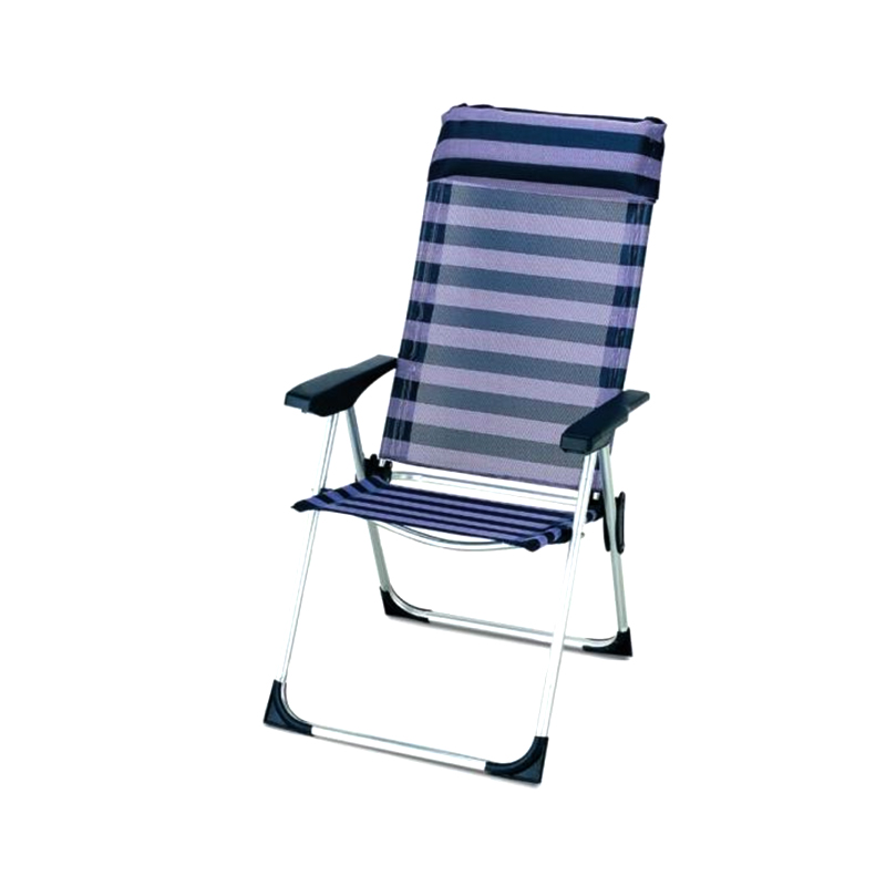 Silla reclinable de tubo de aluminio cómoda, económica y ajustable DGL-7011A